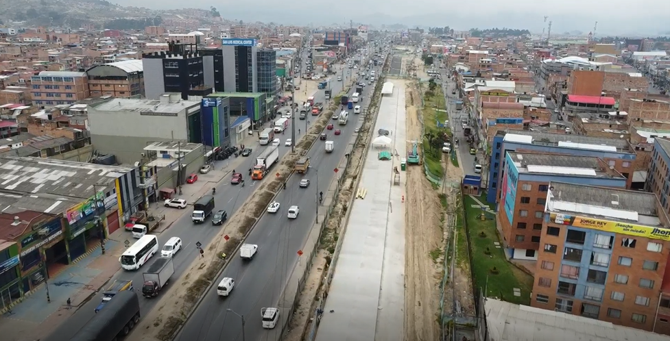 Significant progress on the extension of the NQS trunk line of the Integrated Mass Transport System of Bogota in Soacha (Phases II and III), with Antea Group Spain and Latin America working on the supervision.