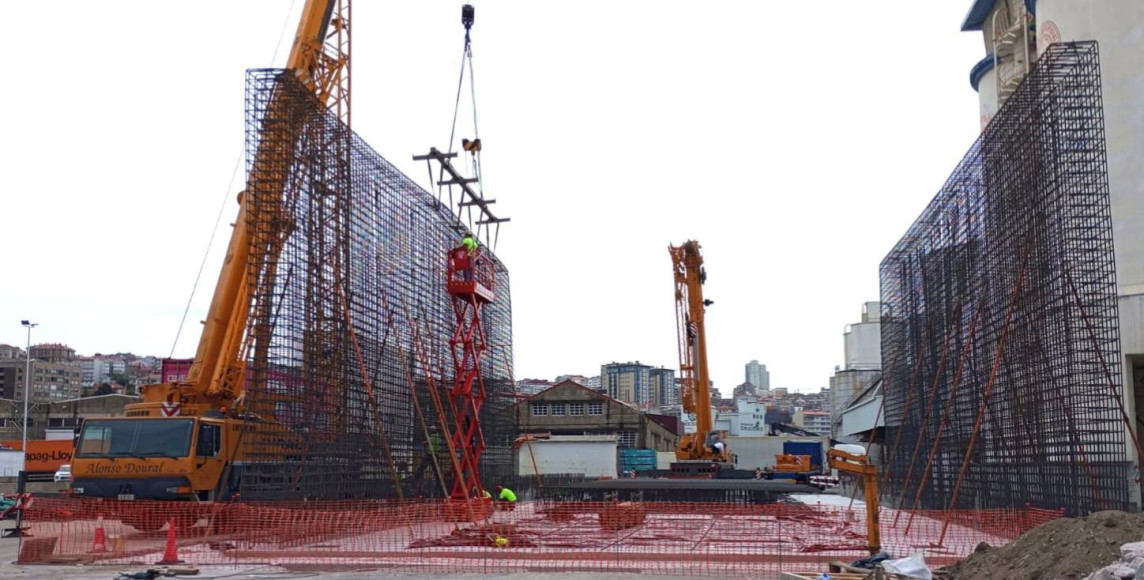 La construcción del Punto de Inspección Radiológica del Puerto de Vigo avanza bajo la Dirección de las Obras de Antea Group España & Latinoamérica