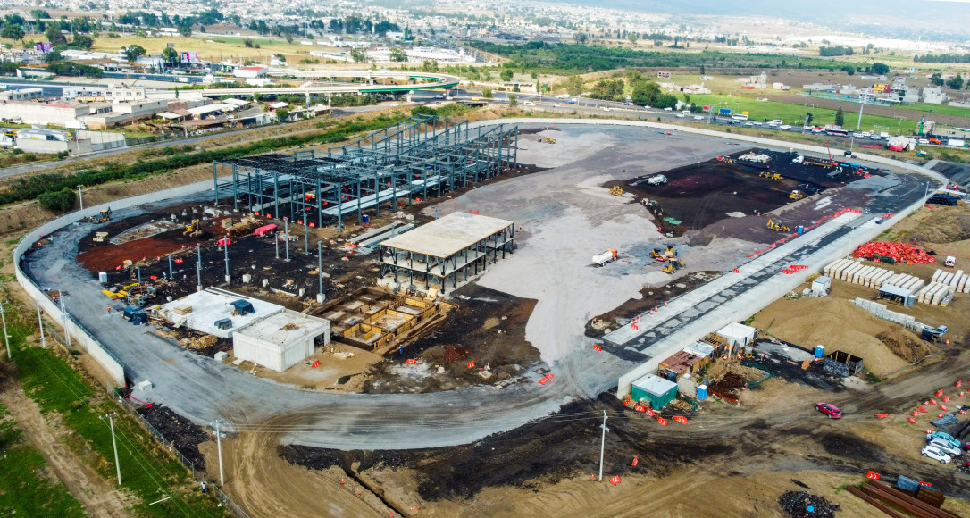 Las obras de los talleres y cocheras del Trolebús Chalco-Santa Martha avanzan bajo la supervisión de Antea Group España y Latinoamérica